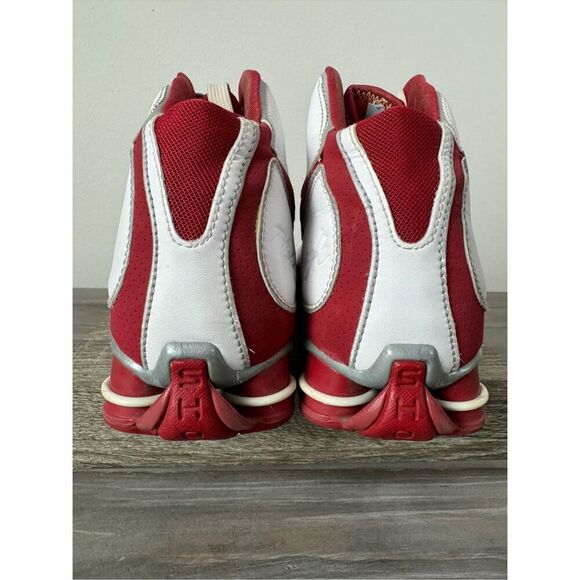 NIKE Flight Elite Slam Shox Basketball White Red Shoes Womens 8 Men‎ 6.5 - Picture 7 of 12